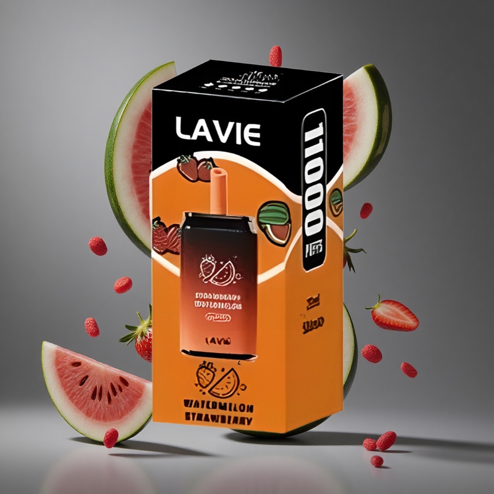 LAVIE Aurora 11000 Пуфове Диспозейбъл Вейп Ягода Диня Тегло: 0.095 кг Е-течност: 22ML Батерия: 650mAh