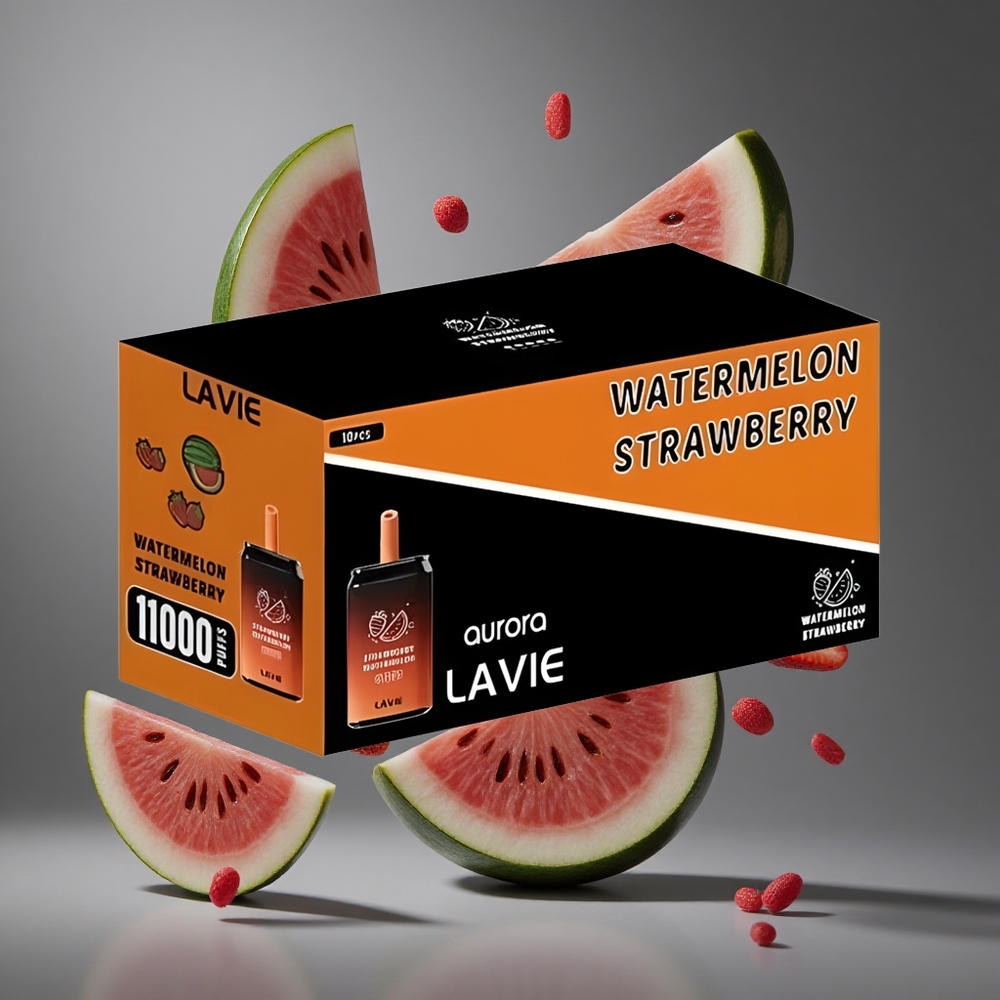 LAVIE Aurora 11000 Пуфове Диспозейбъл Вейп Ягода Диня Тегло: 0.095 кг Е-течност: 22ML Батерия: 650mAh