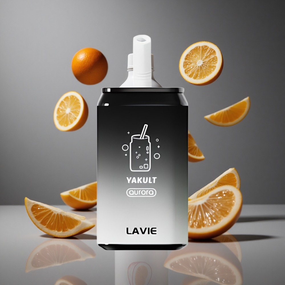 LAVIE Aurora 11000 Пуфове Едноразова Електронна Цигара Yakult / Капацитет на течност: 22ML, Съдържание на никотин: 0%, 2%, 5%