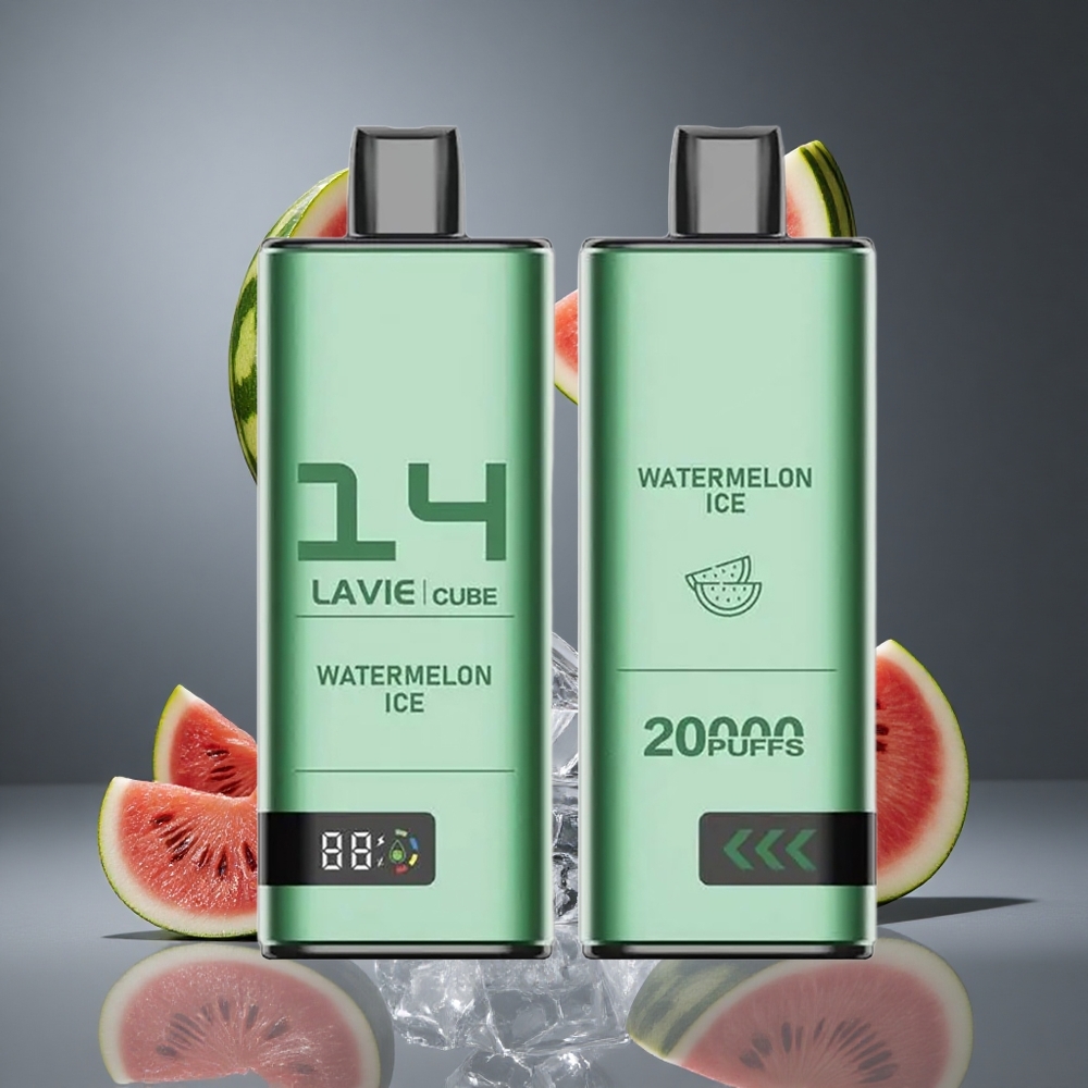 Lavie Cube 20000 Пуфове Диспосубул Вейп Диня Лед 28ML Течност 600mAh Батерия