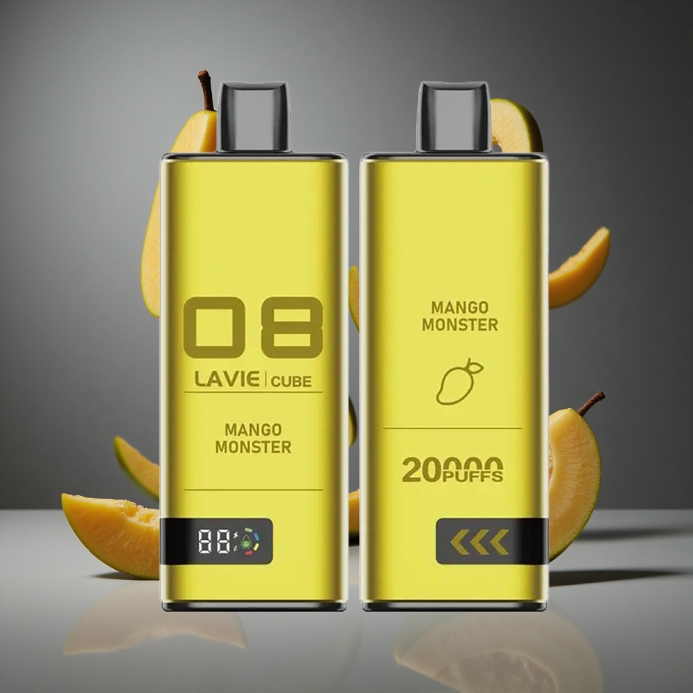 Lavie Cube 20000 Пуфове Диспозейбъл Вейп Манго Монстър 28ML