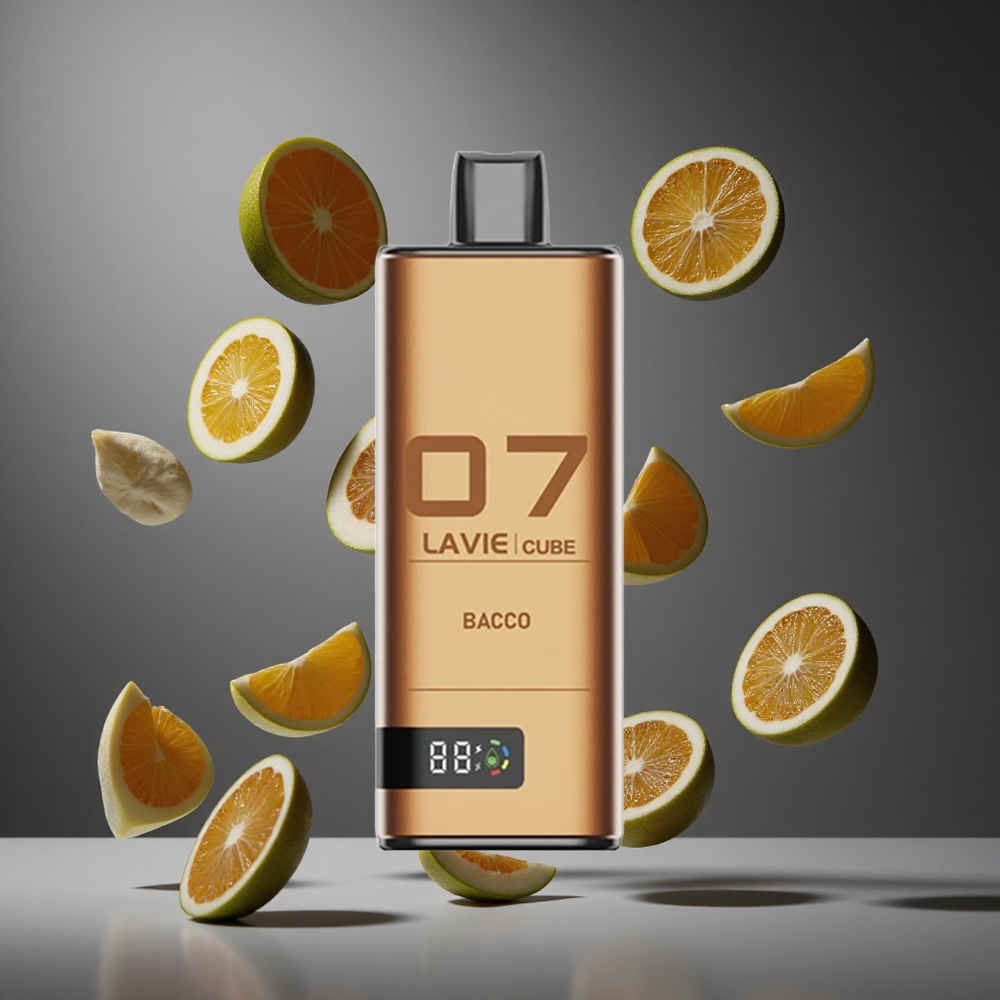 Lavie Cube 20000 Пуфове Диспозable Вейп Bacco, Сола Никотин: 2%, 5%, Течност: 28ML