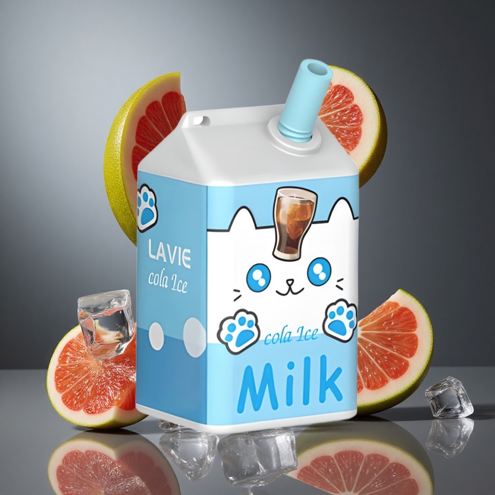LAVIE Milk 7000 Пуфове Диспозaблен Вейп Кола Лед (16ML, 600mAh)