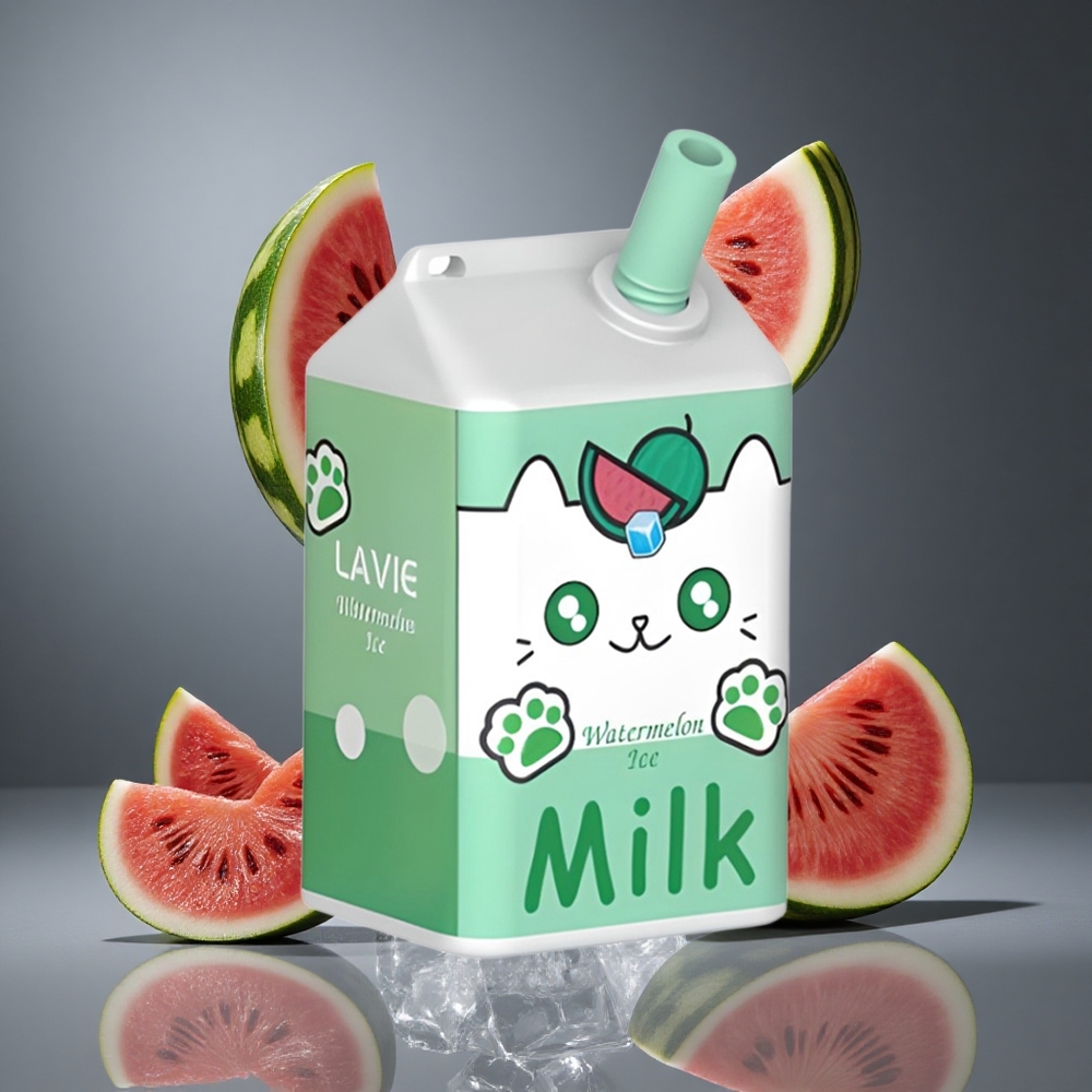 LAVIE Milk 7000 Пуфсa Диспозaбилна Вейп Диня Лед (16ML, 600mAh)