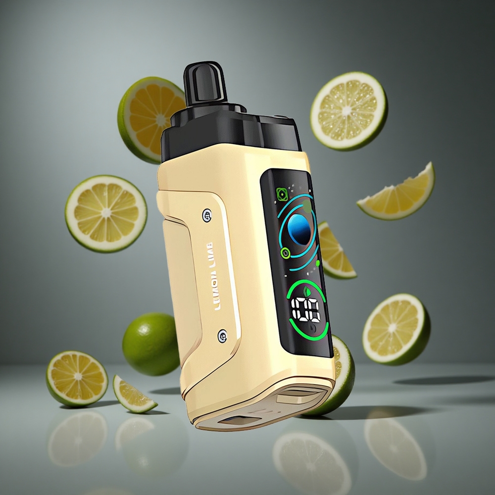Razz Bar 45000 Пуфа Едноразова Вейп Лимон Лайм 1.0 Ом Мрежов Намотка 650 mAh Батерия