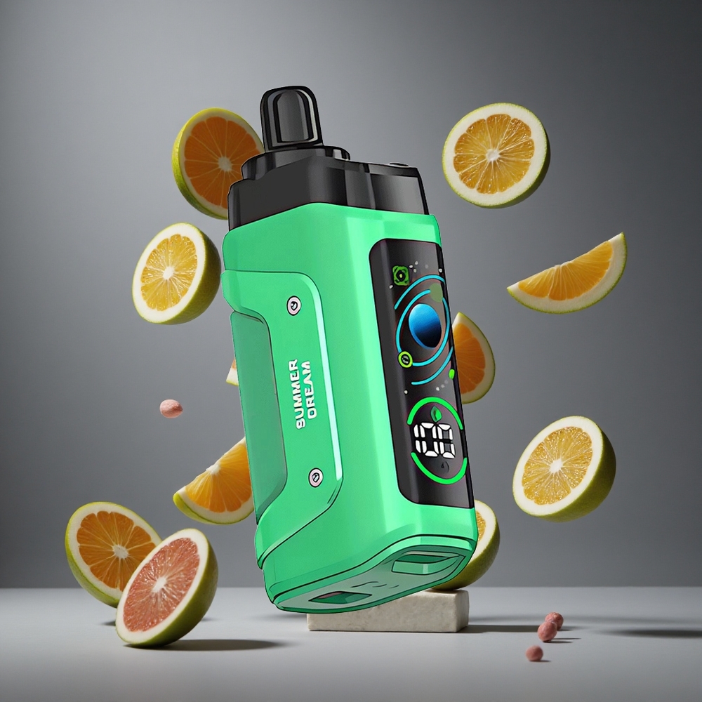 Razz Bar 45000 Въздуха Диспозейбъл Вейп Лятна Мечта 1.0 Ohm Mesh Coil 650 Mah Батерия