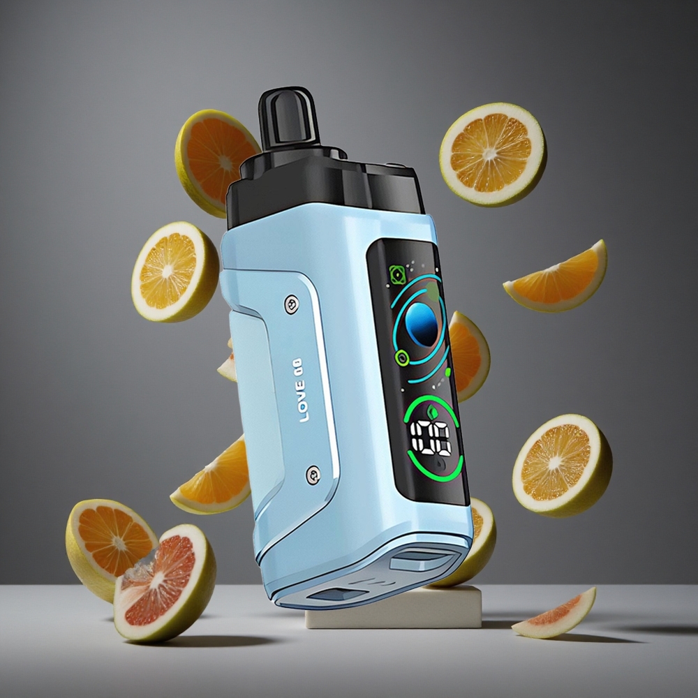 Razz Bar 45000 Пуфове Дисоузебл Вейп Любов 66 с 1.0 Ohm Mesh Coil и 20 mg/ml Никотин