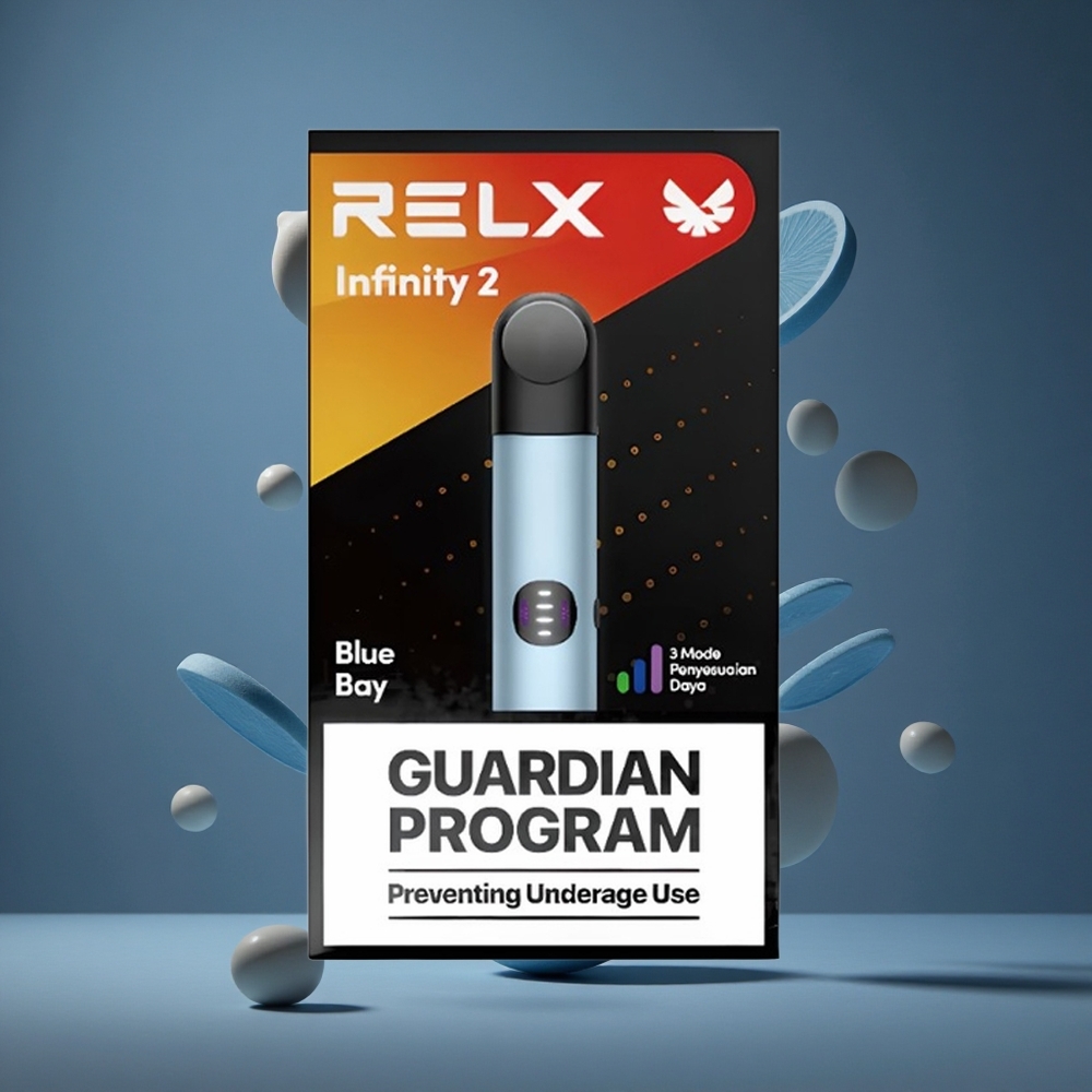 RELX Infinity 2 Вейп Устройство Синьо с 600-650 Вдишвания и 1.9 ml Капацитет на Pod