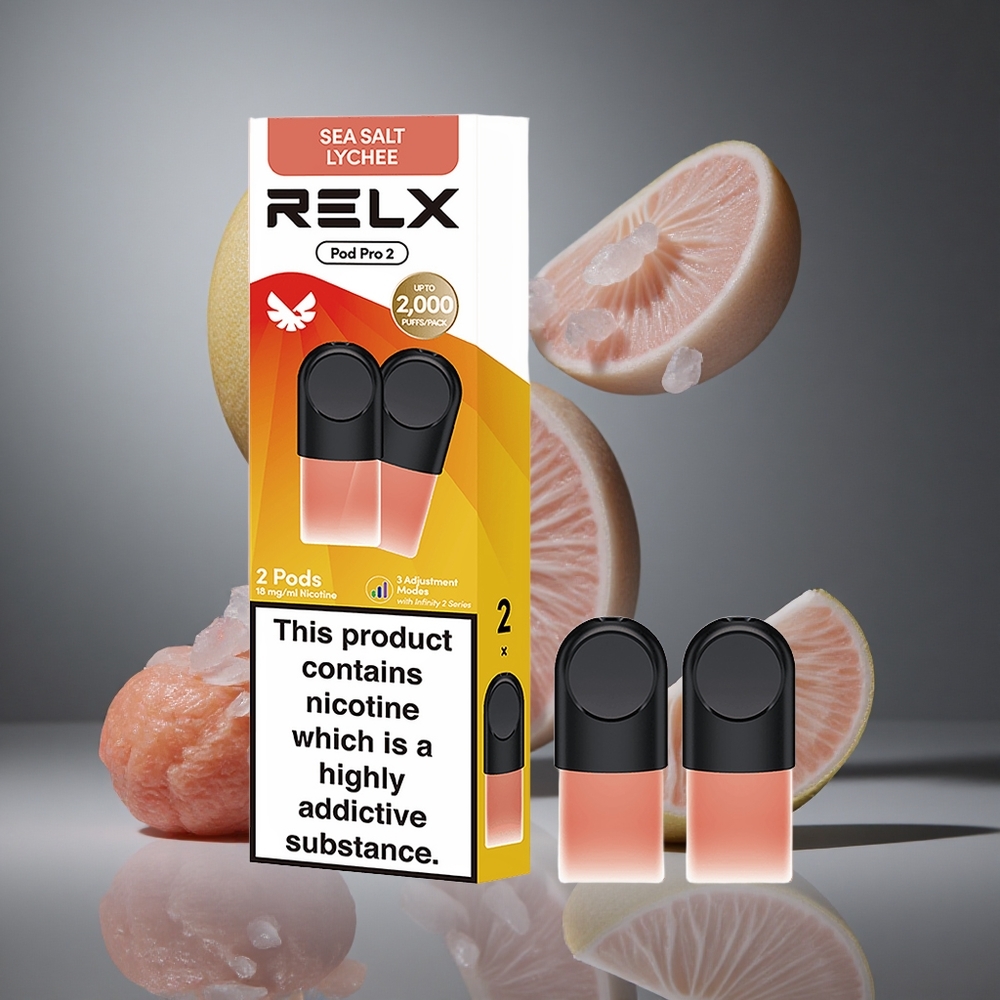RELX Pod Pro 2 600 Въздушни задвижвания Личи 1.8% Никотин 1.9ml Капацитет