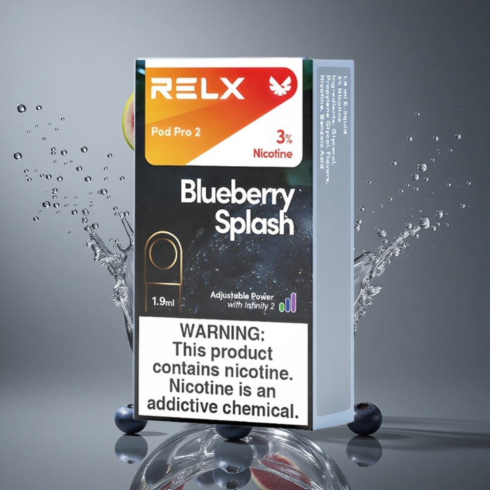 RELX Pod Pro 2 600 затяжки Боровинков спрей 3% никотин, 1.9ml капацитет,