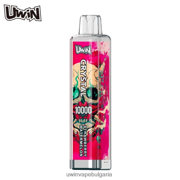 UWIN Vape Никотин - UWIN CRYSTAL 10 000 вейпове за еднократна употреба ягода диня F8X2X3