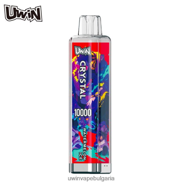 UWIN Vape Магазин - UWIN CRYSTAL 10 000 вейпове за еднократна употреба лед от диня F8X2X5