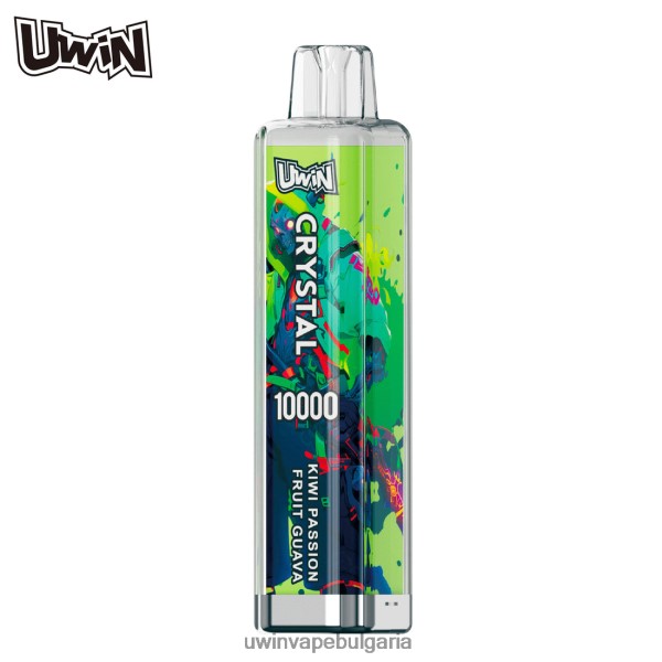 UWIN Vape Онлайн - UWIN CRYSTAL 10 000 вейпове за еднократна употреба киви маракуя гуава F8X2X8