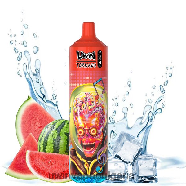 UWIN Vape Crystal - UWIN CRYSTAL 35k вейп за еднократна употреба лед от диня F8X2X20
